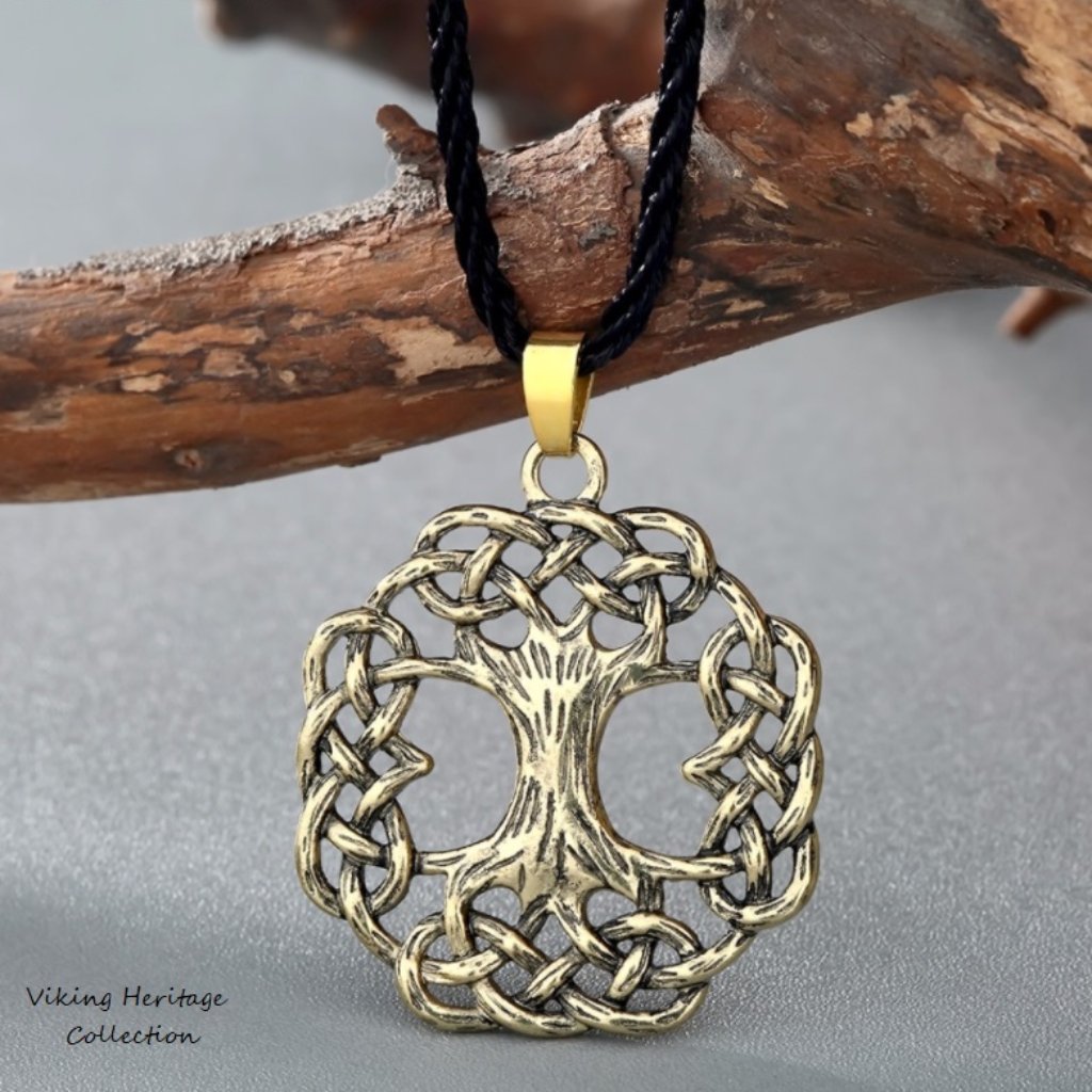 Viking Norse Yggdrasil Tree Of Life Pendant Necklace Jewelry Amulet